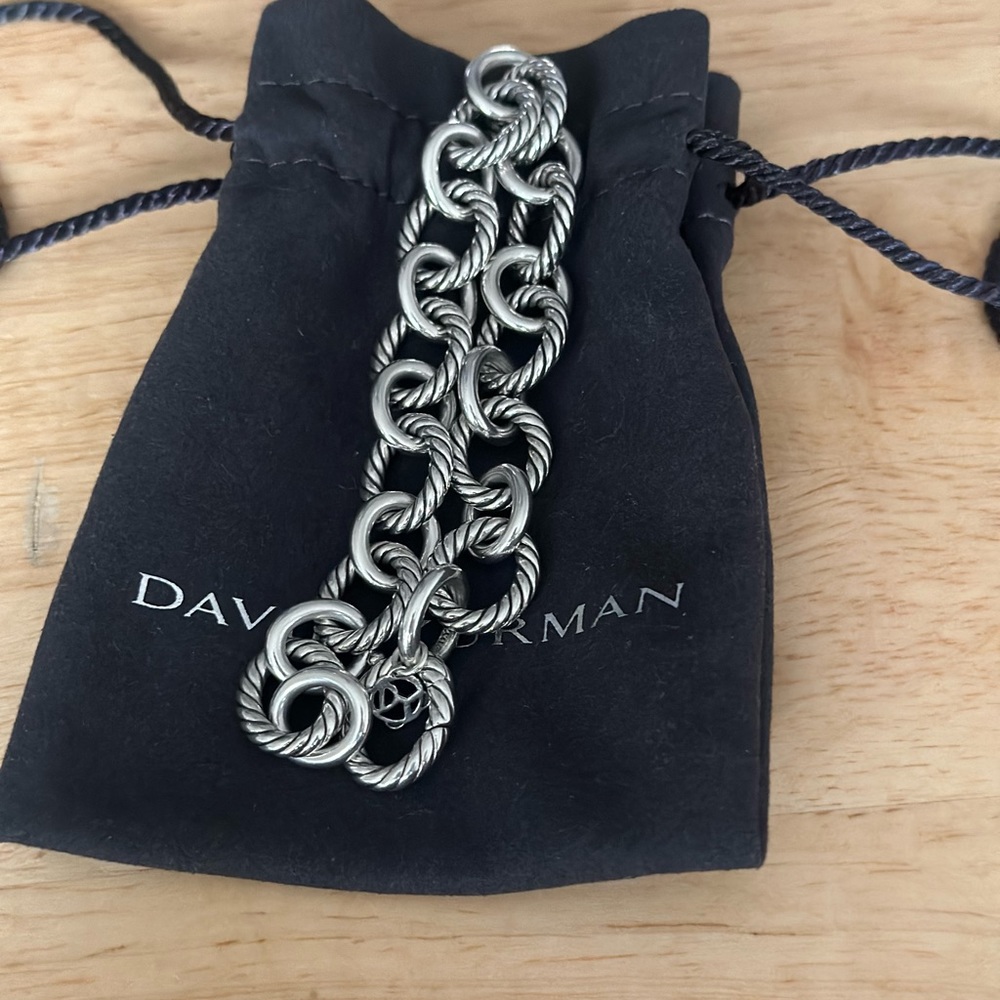 David Yurman oval link chain bracelet